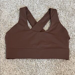 Brown Sports Bra